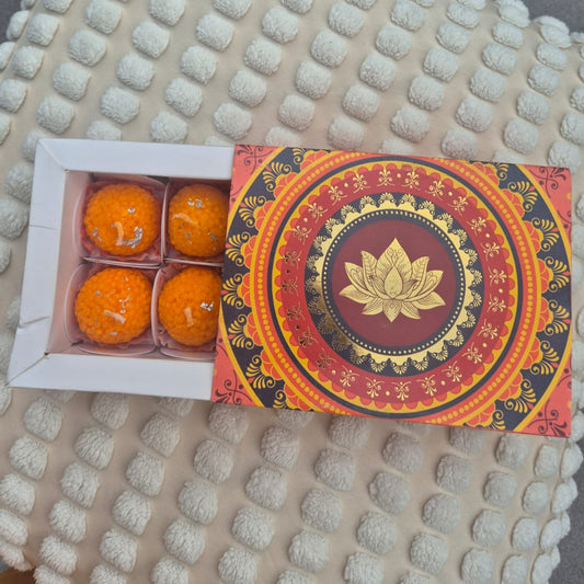 Ladoo Candle Gift Box (Set of 6)